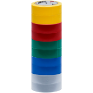 Banda izoler color 17 MM* 10 M, 10 role/set